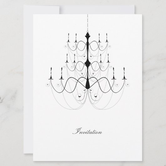 Leuchter - CP-Einladung Einladung (Vorderseite)