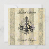 Leuchter-Eleganz ~ Einladung (Vorderseite)