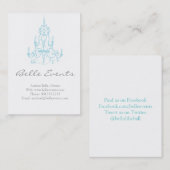 Leuchter-Ereignis-Visitenkarten Visitenkarte (Vorne/Hinten)