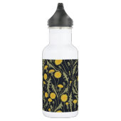 Leuchter, grün, gelb und schwarz edelstahlflasche (Rechts)