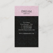 Leuchter-Kristall-wirkliches Visitenkarte (Rückseite)