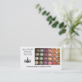 Leuchter, Maskenbildner, Augenschminke Visitenkarte (Stehend Vorderseite)