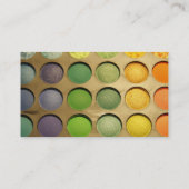 Leuchter, Maskenbildner, Augenschminke Visitenkarte (Rückseite)