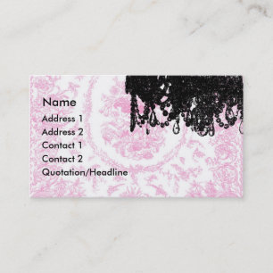 Leuchter Paulette Paris und Toile Visitenkarten Visitenkarte