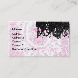 Leuchter Paulette Paris und Toile Visitenkarten Visitenkarte