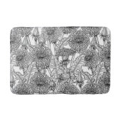 Leuchter, schwarz und weiß badematte (Vorderseite)