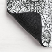 Leuchter, schwarz und weiß mousepad (Ecke)