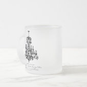 Leuchter-Tasse Mattglastasse (Vorderseite Links)