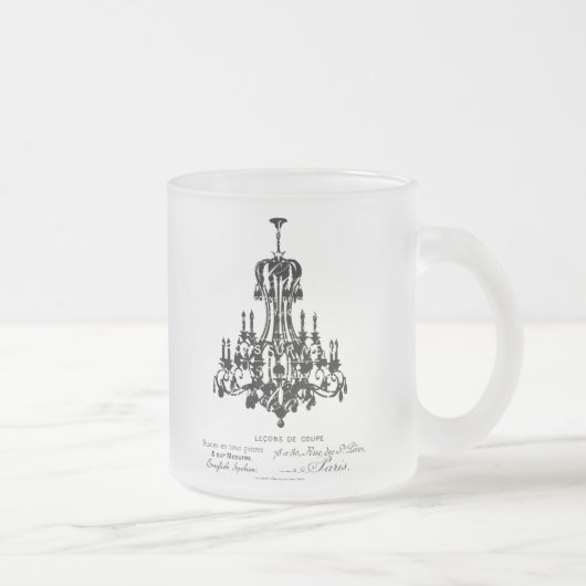 Leuchter-Tasse Mattglastasse (Rechts)