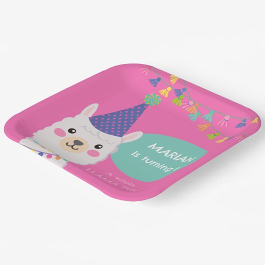 Leuchtfarben-Lamapapier Pappteller (Gewinkelt)