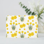 Leuchtfarben, nahtloses Muster Dankeskarte (Stehend Vorderseite)