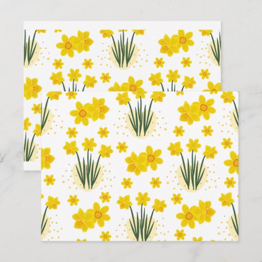 Leuchtfarben, nahtloses Muster Postkarte (Vorne/Hinten)