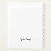 Leuchtfarbene Blume, Name des Abstrakten Fraktals Planer (Rückseite)