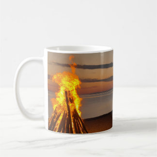 Leuchtfeuer am Strand Kaffeetasse