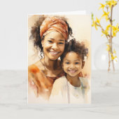 Leuchtfeuer der Demut: Muttertag Karte (Gelbe Blume)