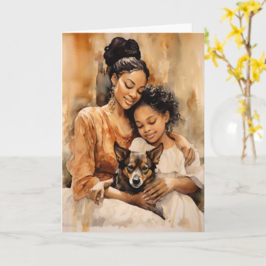 Leuchtfeuer der Kindheit: Muttertag Karte (Gelbe Blume)