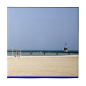 Leuchtfeuer des Lake Michigan Fliese (Vorderseite)