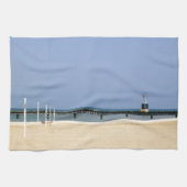 Leuchtfeuer des Lake Michigan Handtuch (Horizontal)