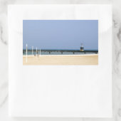 Leuchtfeuer des Lake Michigan Rechteckiger Aufkleber (Tasche)