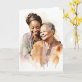 Leuchtfeuer des Vertrauens: Muttertag Karte (Gelbe Blume)