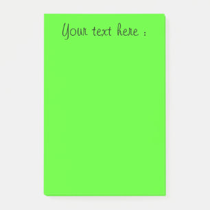 Leuchtgrün zur Aufgabenliste Post-it Klebezettel