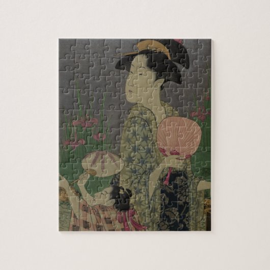 Leuchtkäfer, 1793 (Farbholzschnitt) Puzzle (Vertikal)