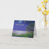 Leuchtkäfer-Anmerkungs-Karte Karte (Gelbe Blume)