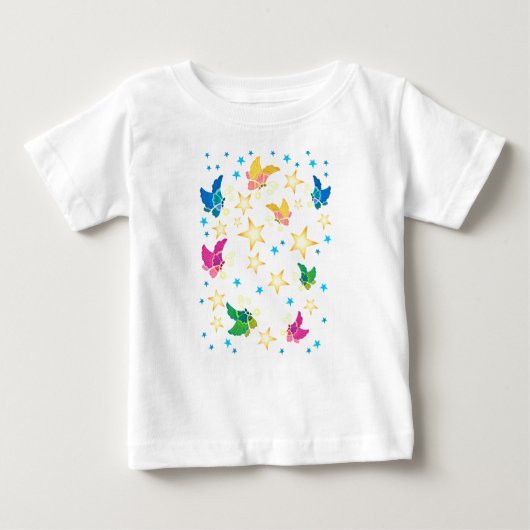 LEUCHTKÄFER BABY T-SHIRT (Vorderseite)