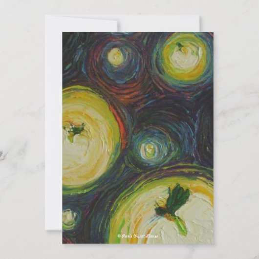 Leuchtkäfer-Einladung Einladung (Rückseite)