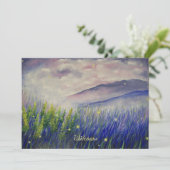 Leuchtkäfer-Einladung (freier Raum nach innen) Einladung (Stehend Vorderseite)