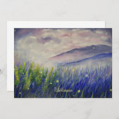 Leuchtkäfer-Einladung (freier Raum nach innen) Einladung (Vorne/Hinten)