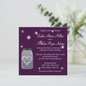 Leuchtkäfer in der einladung (Stehend Vorderseite)