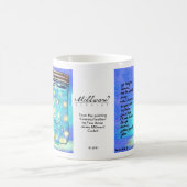 Leuchtkäfer in Glas-Tasse ~ Doppeltem versahen Kaffeetasse (Mittel)