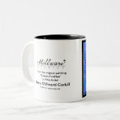 Leuchtkäfer in Glas-Tasse ©MillwardStudios 2011 Zweifarbige Tasse (Vorderseite Links)