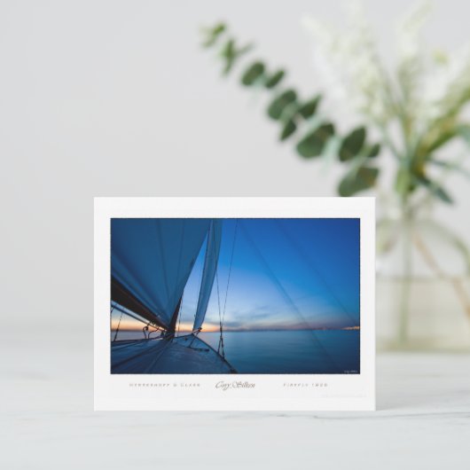 Leuchtkäfer Postkarte (Stehend Vorderseite)