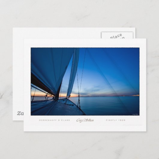 Leuchtkäfer Postkarte (Vorne/Hinten)