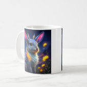Leuchtkaninchen Kaffeetasse (Vorderseite Links)