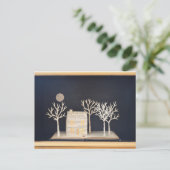 Leuchtkasten für die Hütte 2012 Postkarte (Stehend Vorderseite)