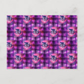 Leuchtkatze Postkarte (Vorderseite)