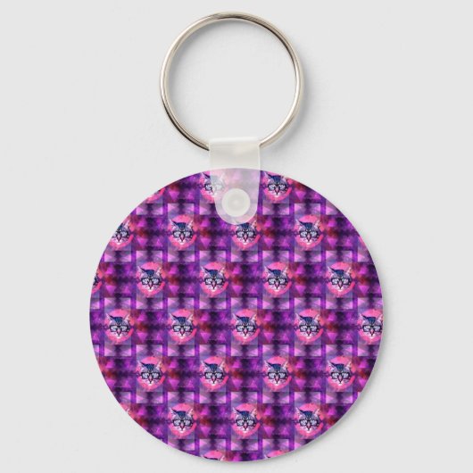 Leuchtkatze Schlüsselanhänger (Vorderseite)