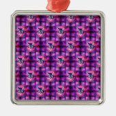 Leuchtkatze Silbernes Ornament (Vorne)