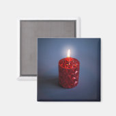 Leuchtkerze Magnet (Vorderseite/Rückseite)