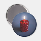 Leuchtkerze Magnet (Vorderseite/Rückseite)