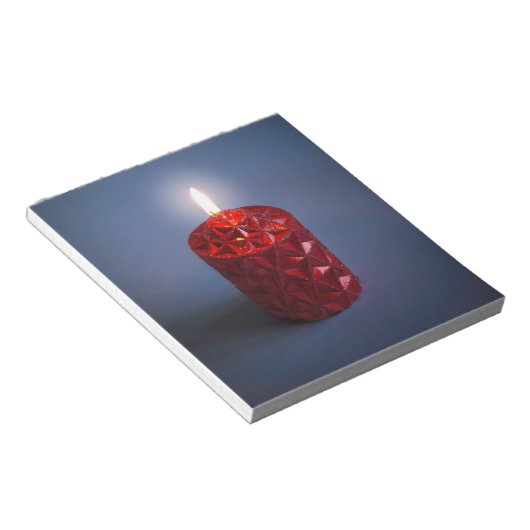 Leuchtkerze Notizblock (angewinkelt)