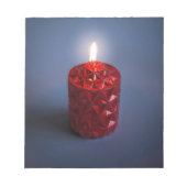 Leuchtkerze Notizblock (Vorderseite)