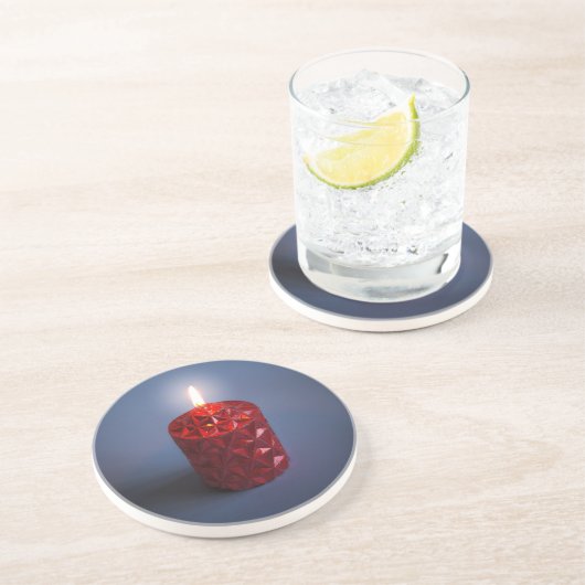 Leuchtkerze Untersetzer (Seite)