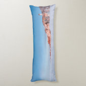 Leuchtkissen auf Klippe und Eis Seitenschläferkissen (Rückseite (Vertikal))