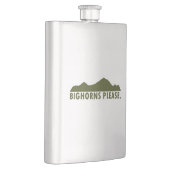 Leuchtkörper Bitte Flachmann (Rechts)