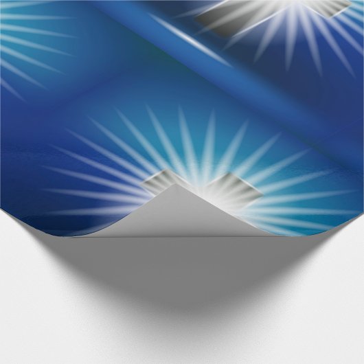 Leuchtkreuz Geschenkpapier