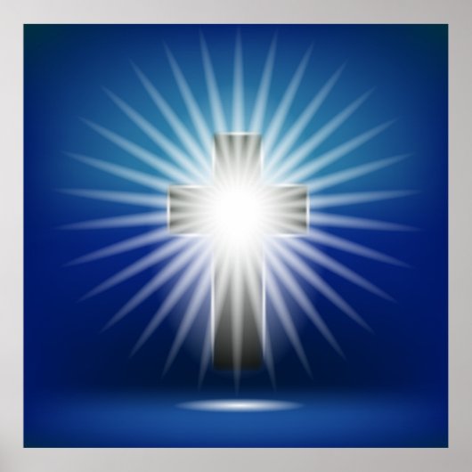 Leuchtkreuz Poster (Vorne)